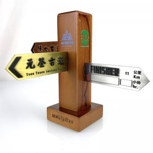 OneWay 3D Metal Gold Triathlon Finisher Marathon Running Sports Medals Custom Medal Trofeeën en medailles