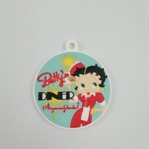 Aangepaste kettingmedailles kleurrijke UV -printrubbermedailles