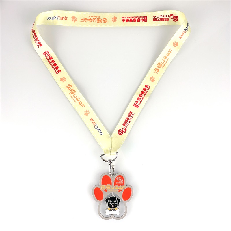 Zinklegering 3D snijmelmetaalgids Dog Metal Awards Medals Ontwerp voor dier