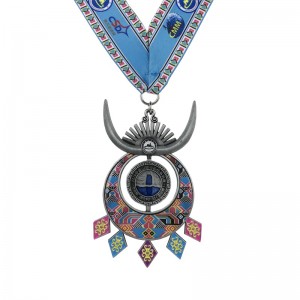 Uniek ontwerp aangepast Logo 4D Sport Medallion Metal Email Sports Custom Medal voor Souvenir