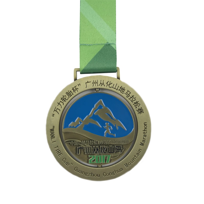 Perfect Design Custom Logo 4D Sport Medals en Ribbon Commemorative Medals