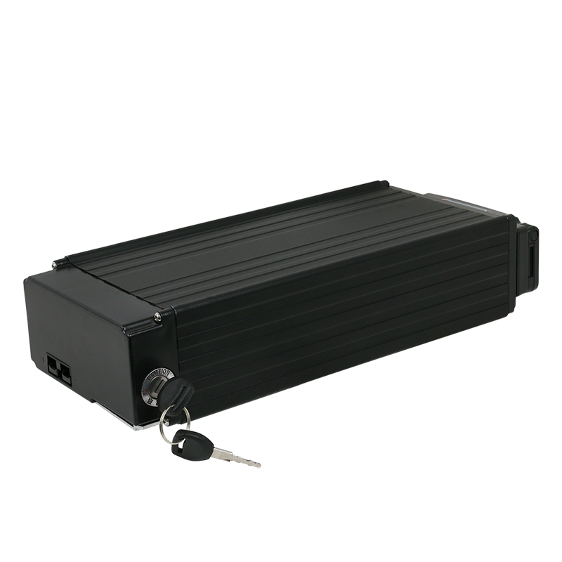 Oplaadbare elektrische fietsbatterij 36V/48V/52V Achterrek Ebike lithiumbatterij voor ebike