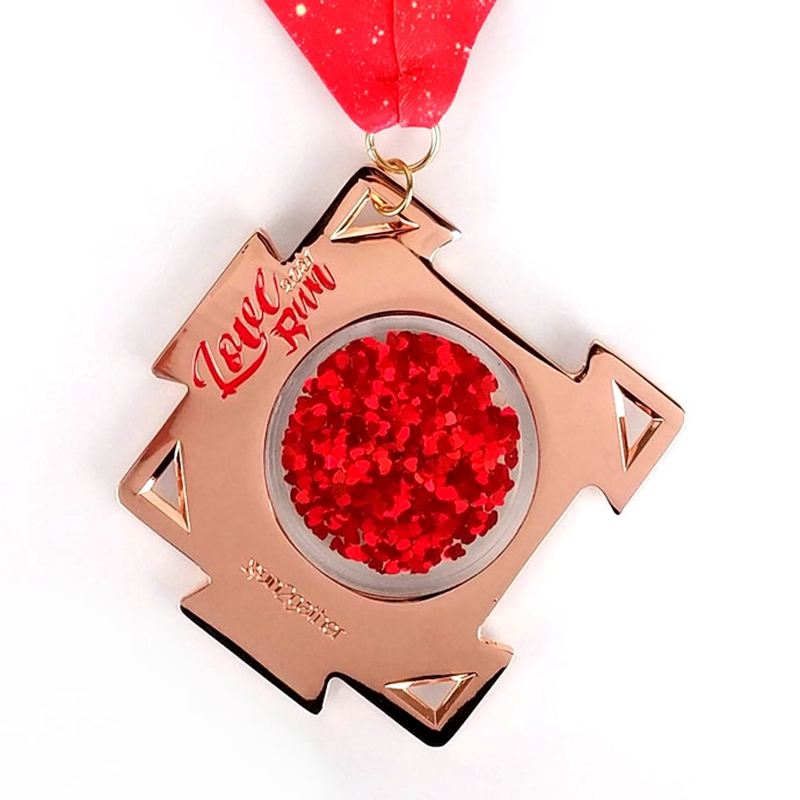 Holiday Running Medals cadeau voor Valentine's Day Trail Running Medals
