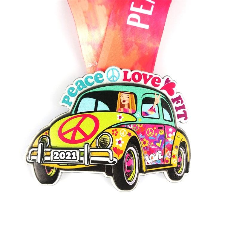 Holiday Running Medals Metal Gifts For Valentine's Day Trail Running Medals
