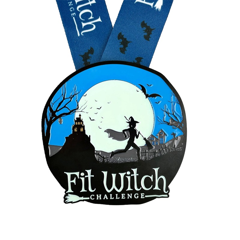 Unieke Holiday Run Medals 7/8-Inch Metal Casting Medal Halloween Kerstmis Pasen Nieuwjaar mooie medailles