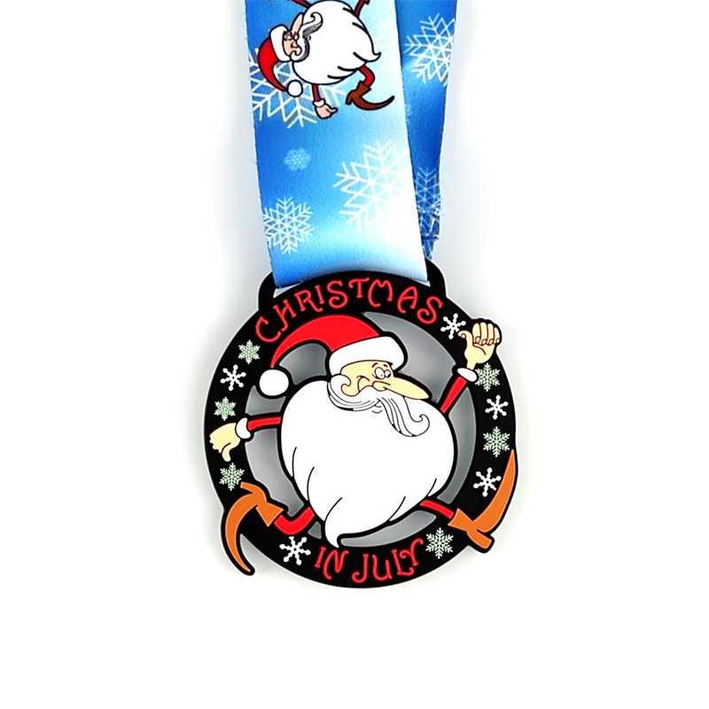 Unieke Holiday Run Medals 7/8-Inch Metal Casting Medal Halloween Kerstmis Pasen Nieuwjaar mooie medailles