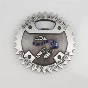 Nieuwe aangepaste marathonmedaillesnieuwe marathon awards medailles flesopener