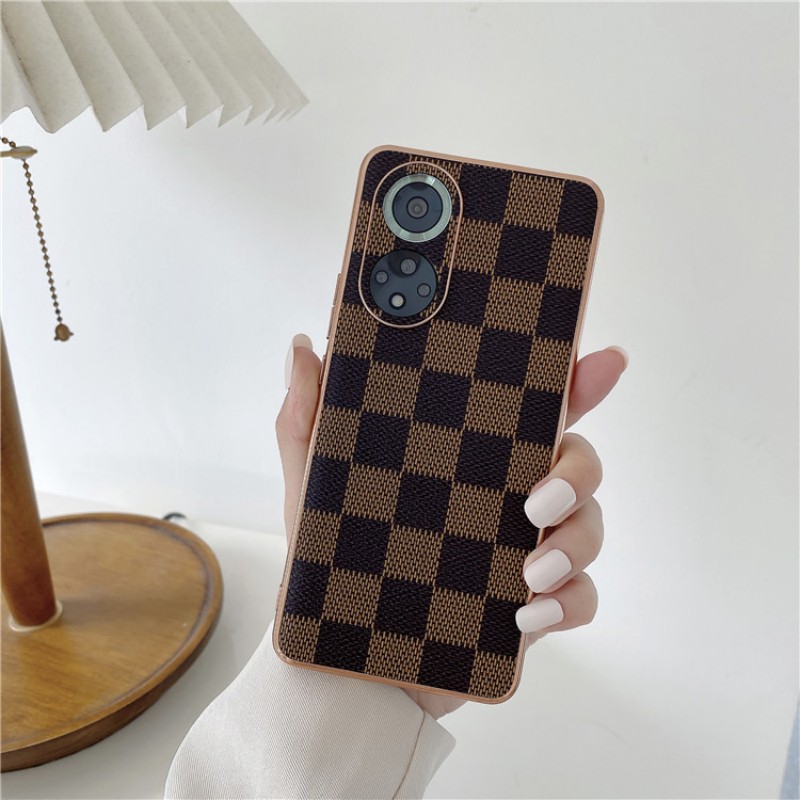 Het is geschikt voor Huawei Mate50 mobiele telefoonhoes en modieuze klassieke plaid -serie mobiele telefoon beschermende lederen case, met goede herfstweerstand, duurzaamheid en bescherming