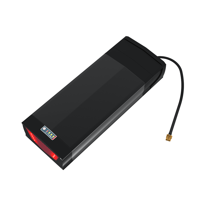 Achterrek Lithium Ebike Batterij BMS Oplaadbaar 18650 Batterij 36V 48V 52V 10AH 20AH voor elektrische fiets