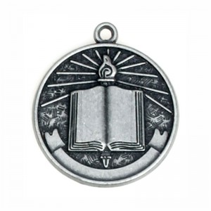 Antieke messing vergulde metaalmedaille stockmedailles