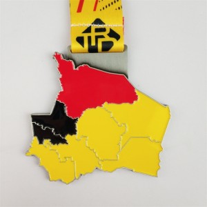 Professionele aangepaste sportmedaille stereoscopische effectmedaille