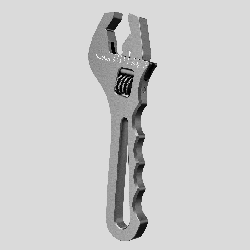 Verstelbare sleutel sleutel voor 3An-16An slangaanpassing adapter aluminium