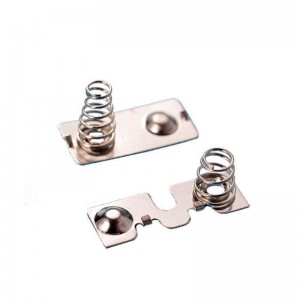 Batterijaanraakveerbatterijcontacten