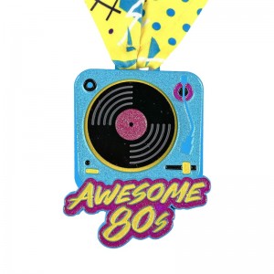 Aangepaste medailles email Running Medal Holder