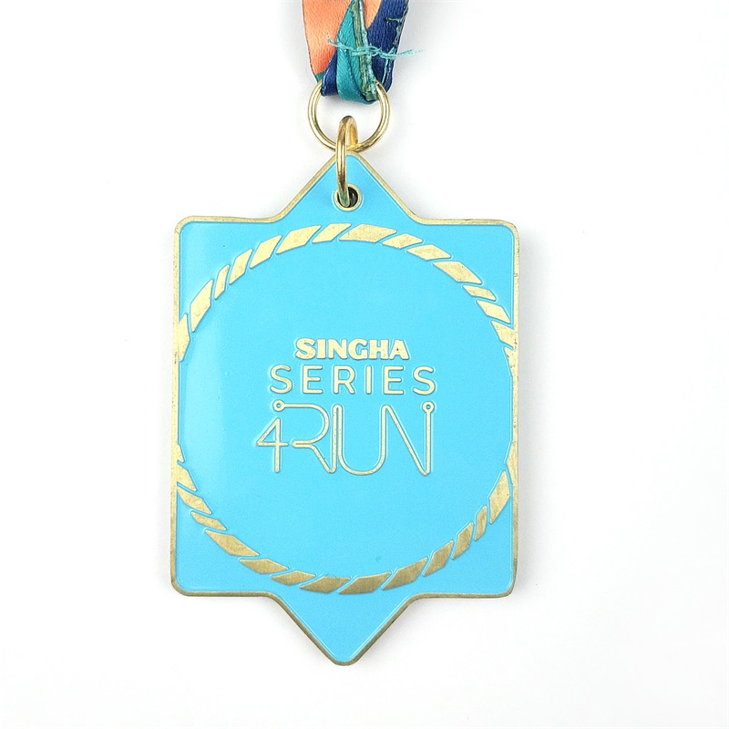 Award Marathon Running Custom Metal Sport Medal Interlocking Medal