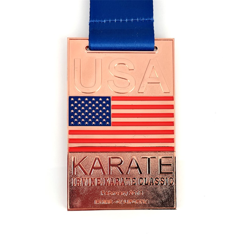 Race Medals Custom Cast Metal Medals Kungfu Gold Medal