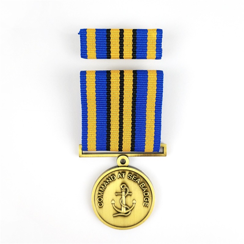 Soft Email Custom Pin Badges Award Medal of Honor met korte lanyard