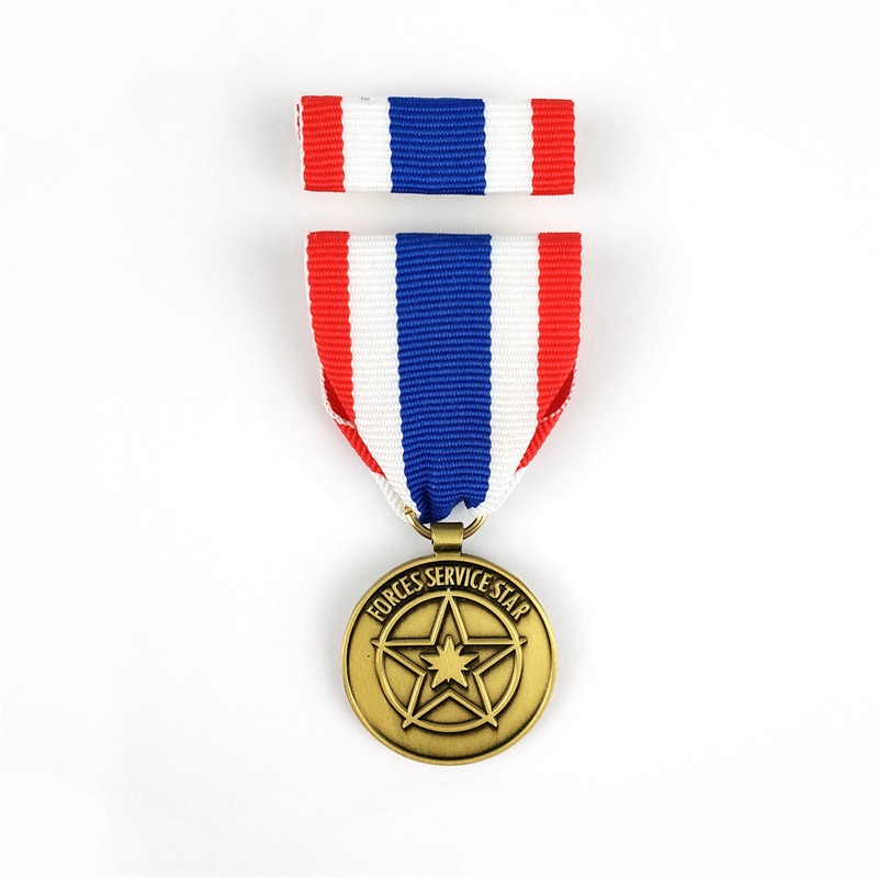 Soft Email Custom Pin Badges Award Medal of Honor met korte lanyard