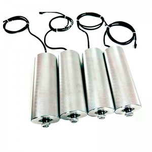 Elektrische rol ingebouwde motor AC 220V 380V DC 24V 48V roestvrijstalen roller rubberen gecoate roller