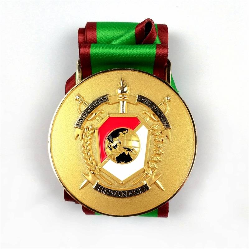 Medaille of Honor Aangepast zinklegering Ontwerp uw eigen lopende sport zacht emailmedaille