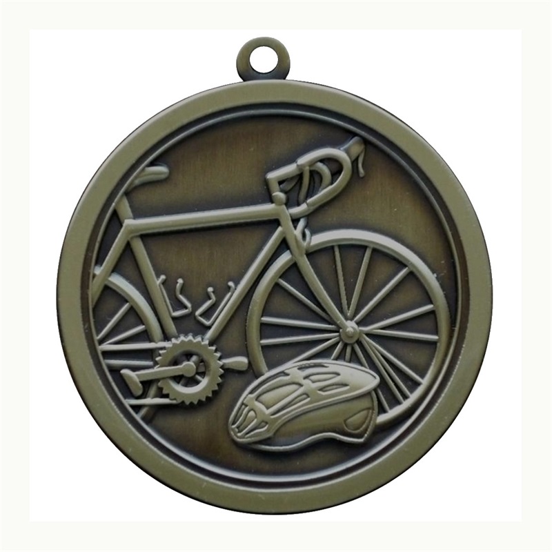 Custom Design Award Trophies Challenge Metal Medal Cycling Medals for Kids