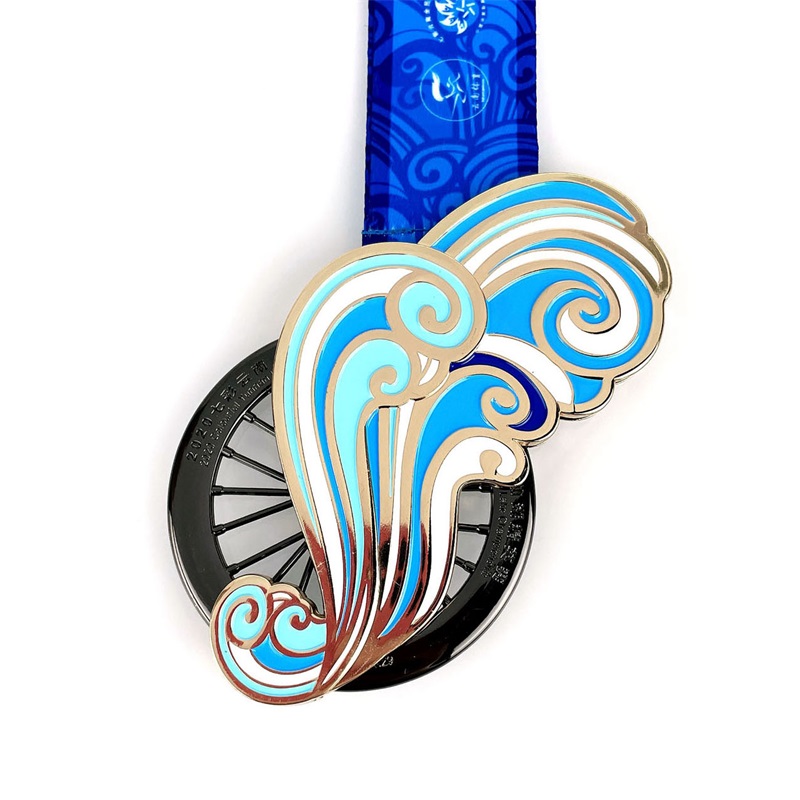 Nieuwe aangepaste metal 3D Cycle Series Race Bike Medal
