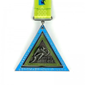 Nieuwe aangepaste metal 3D Cycle Series Race Bike Medal