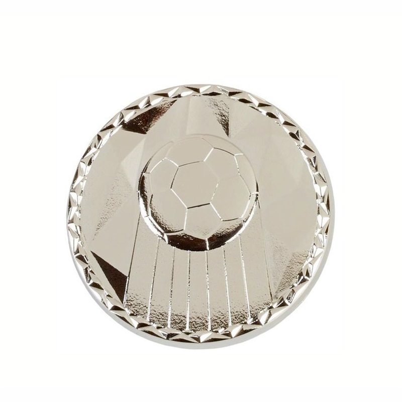OEM Fabricage Custom Football Gold 3D Medals voetbal Race Running Metal Marathon Sports Medal met lint