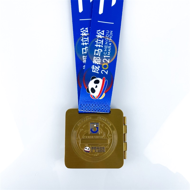 Panda Design Quality Custom Marathon Medal Metal Sport Medal
