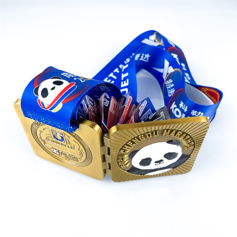 Panda Design Quality Custom Marathon Medal Metal Sport Medal