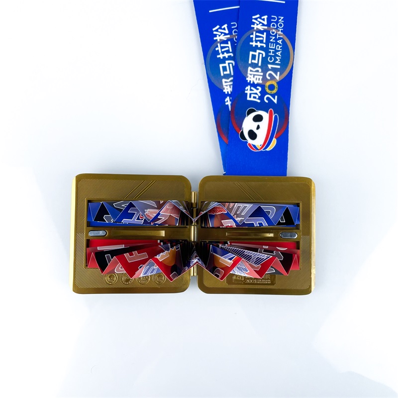 Aangepaste goudmetaalmarathon medailles marathon medaille aangepast