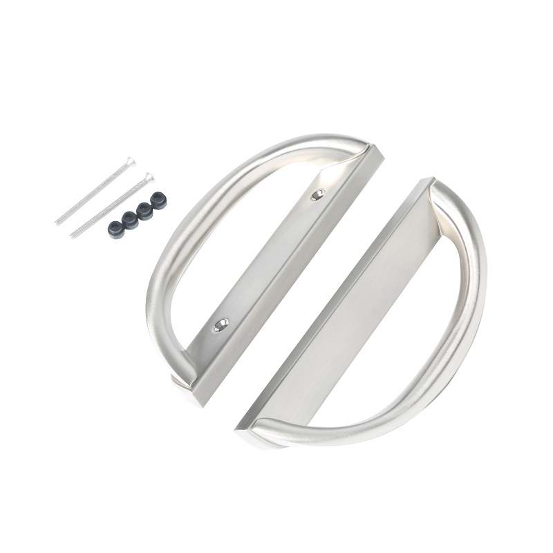 Glijdende patio deurklinkset, d vorm,niet-gelust (past 3-15/16 ”gatenafstand)