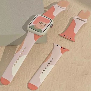 Zachte siliconen waterdichte band polsbandjes vervangende band voor iWatch