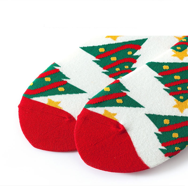 Winter Sokken Aangepaste katoen warme sokken Kerst Vrouwen Crew Socks