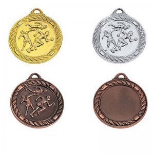 China Factory Hot Selling Gouden medailles goedkope lege inzetmedailles lege tarwemedaille