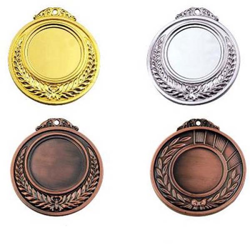 China Factory Hot Selling Gouden medailles goedkope lege inzetmedailles lege tarwemedaille