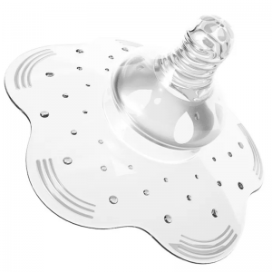 Borstvoeding Moeder Verpleging Melk Siliconen Nippel Shield Bescherming Deksel met Case Breast Nipple Shield voor borstvoeding
