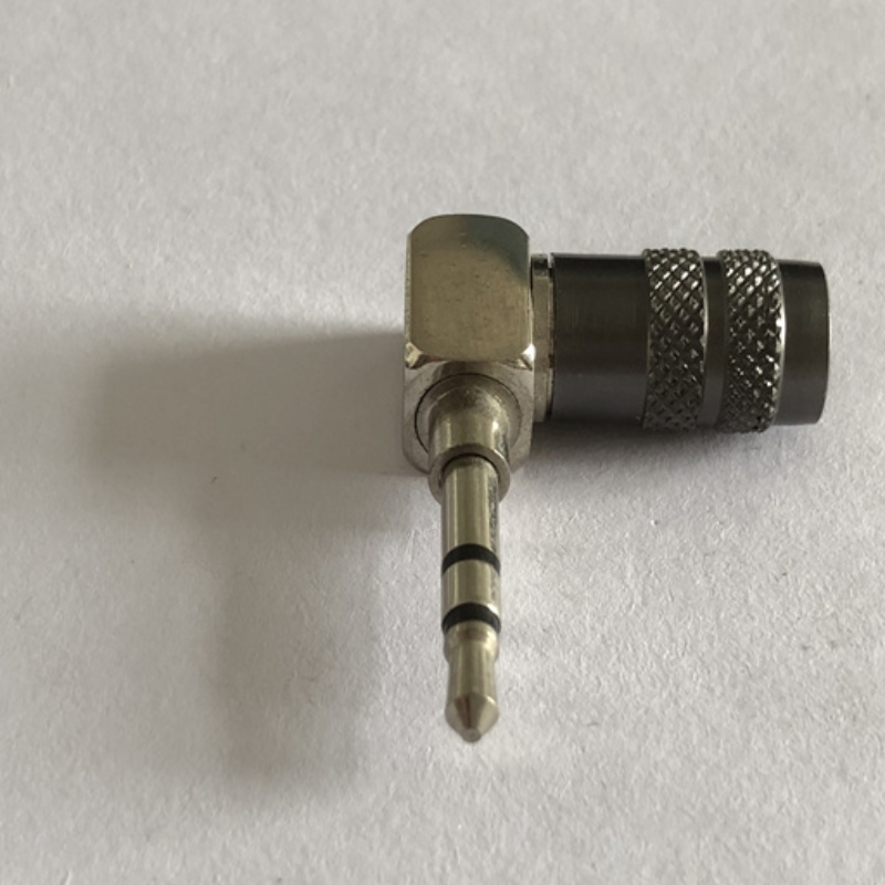 Soldeer-vrije hoofdtelefoonaansluiting Drie-fase 2,5 mm stereo-geluidsplugnaar 3P-terminalblokadapterkabel
