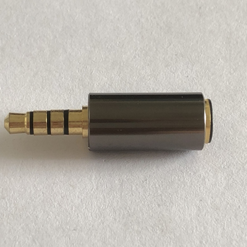Soldeer-vrije hoofdtelefoonaansluiting Drie-fase 2,5 mm stereo-geluidsplugnaar 3P-terminalblokadapterkabel