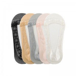 Onzichtbare kanten sokken onzichtbare kant uitgesneden sock dames kanten footie sokken