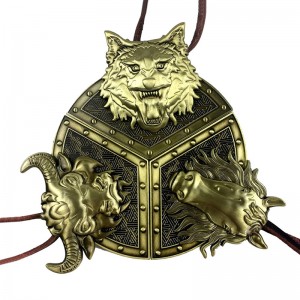 Goedkope combinatie van aangepaste metaal awards medaille