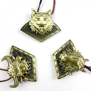 Untique Brass Soft Email Gekleurde metalen kaart Jigsaw Combinatie Run Medailles