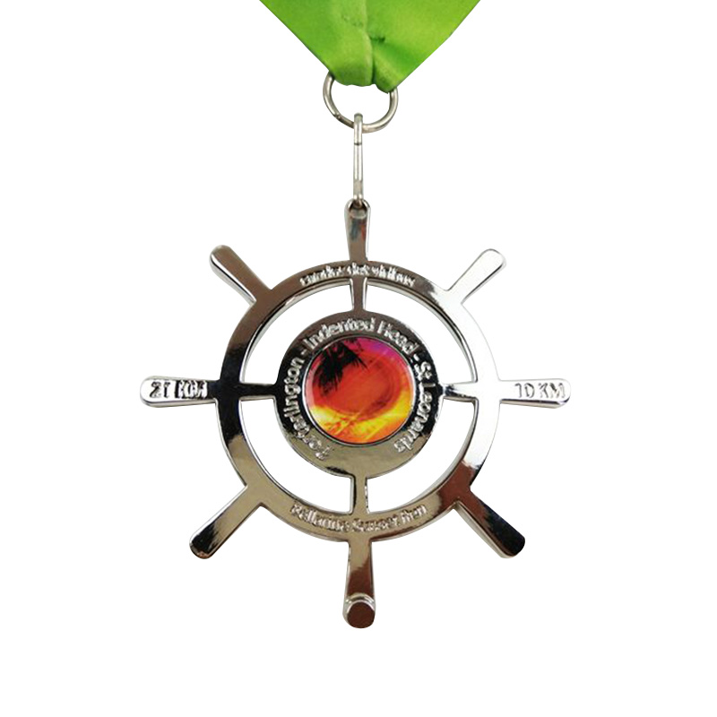 Custom Sublimation Metal Hollow Championship Race Medal Cut Out Out Metal Medals