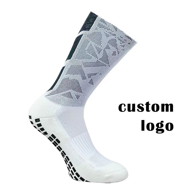 Aangepaste ontwerpen Grip Socks Professionele atletische midkalfploeg