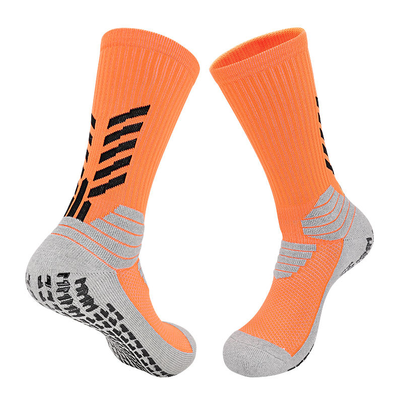 Factory Custom Sport Grip Socks Anti Slip voetbal sokken met aangepaste logo atletische voetbalsokken