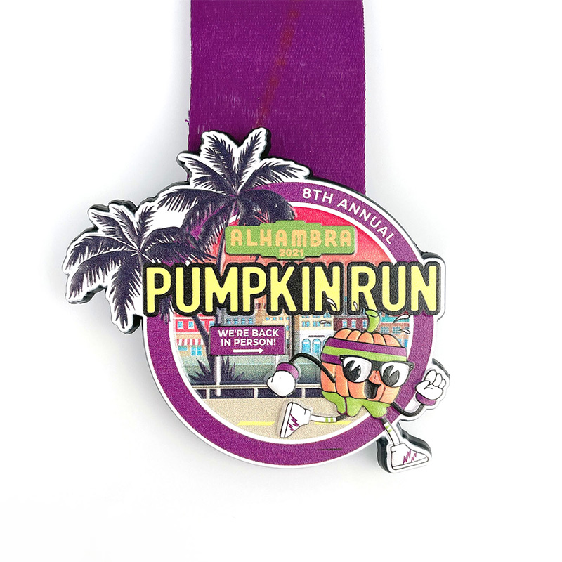 Reliëf metaalmedaille broze medaille primaire metaal vol metalen medaille