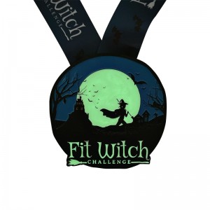 Custom Halloween Medal Halloween Run Medals Night Run Medals Finisher Medals Marathon Medals