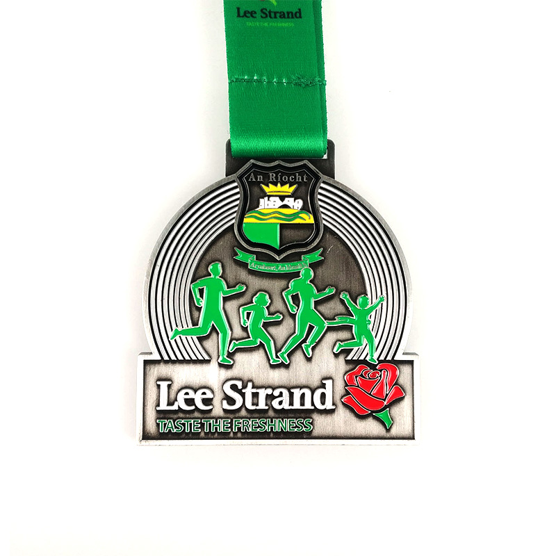 Aangepaste print medaille christelijke medaille cadeau trail hardloopmedailles