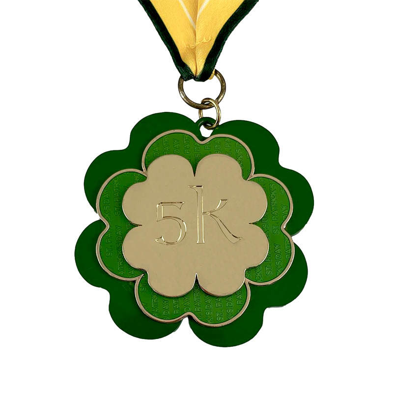Aangepaste print medaille christelijke medaille cadeau trail hardloopmedailles