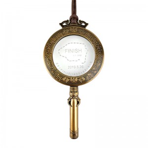 Metalen medaille op maat gemaakt maken mijn eigen medaille handontwerpglasmedailles